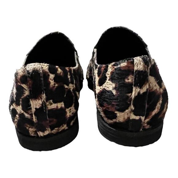 Treasure & Bond Calf Hair Pointed Toe Slip On Loafers SZ 8 Leopard Mob Wife - Picture 4 of 8